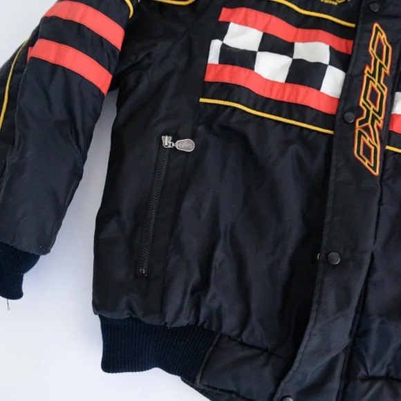 Vintage Choko Designs Black & Red Performance "Hot Rider" Snowmobile  Jacket - Picture 13 of 15